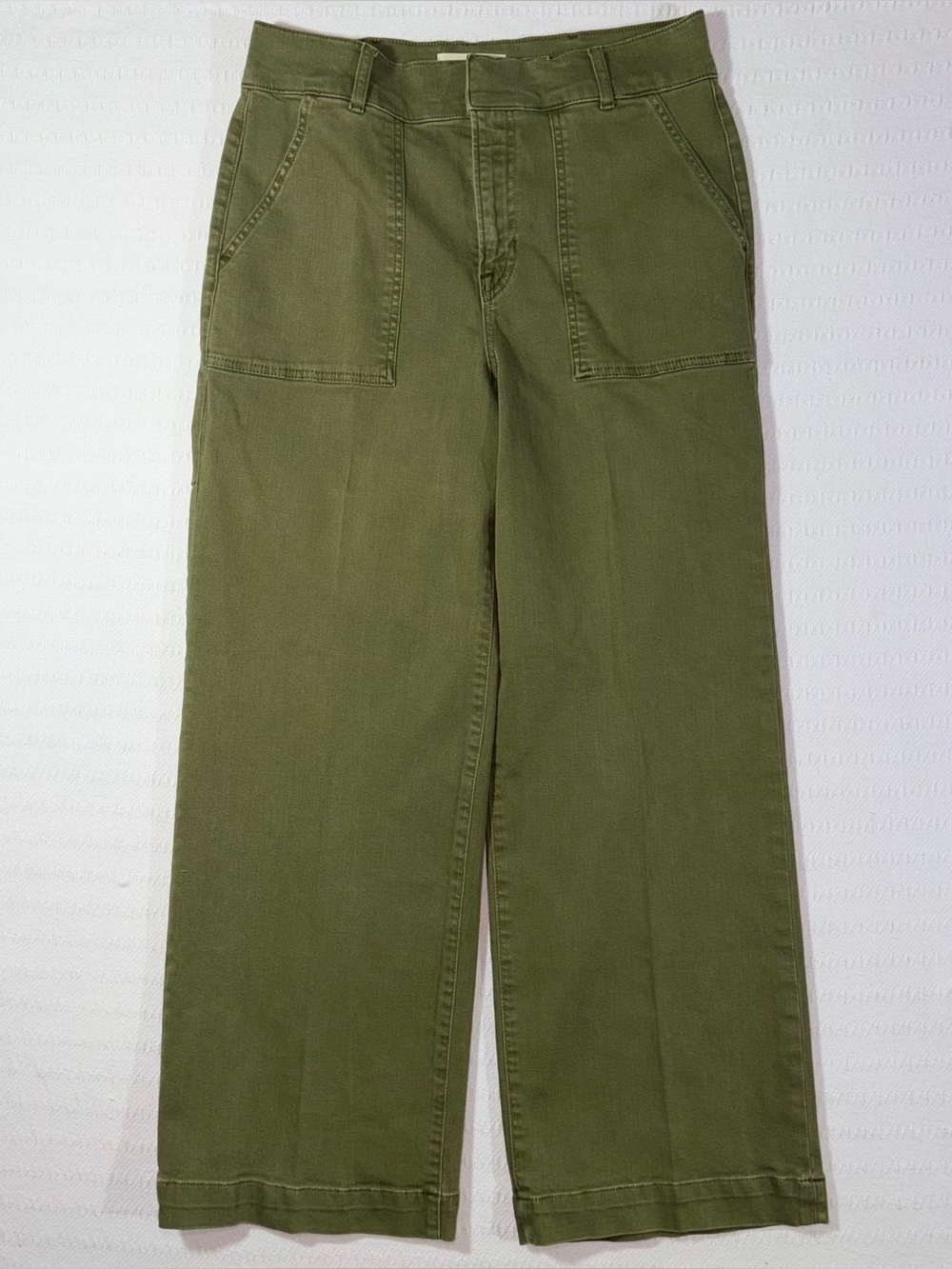 Boden Womens Wide Leg High Rise Cargo Pants Trousers Size 10 Minimalist - Picture 1 of 11